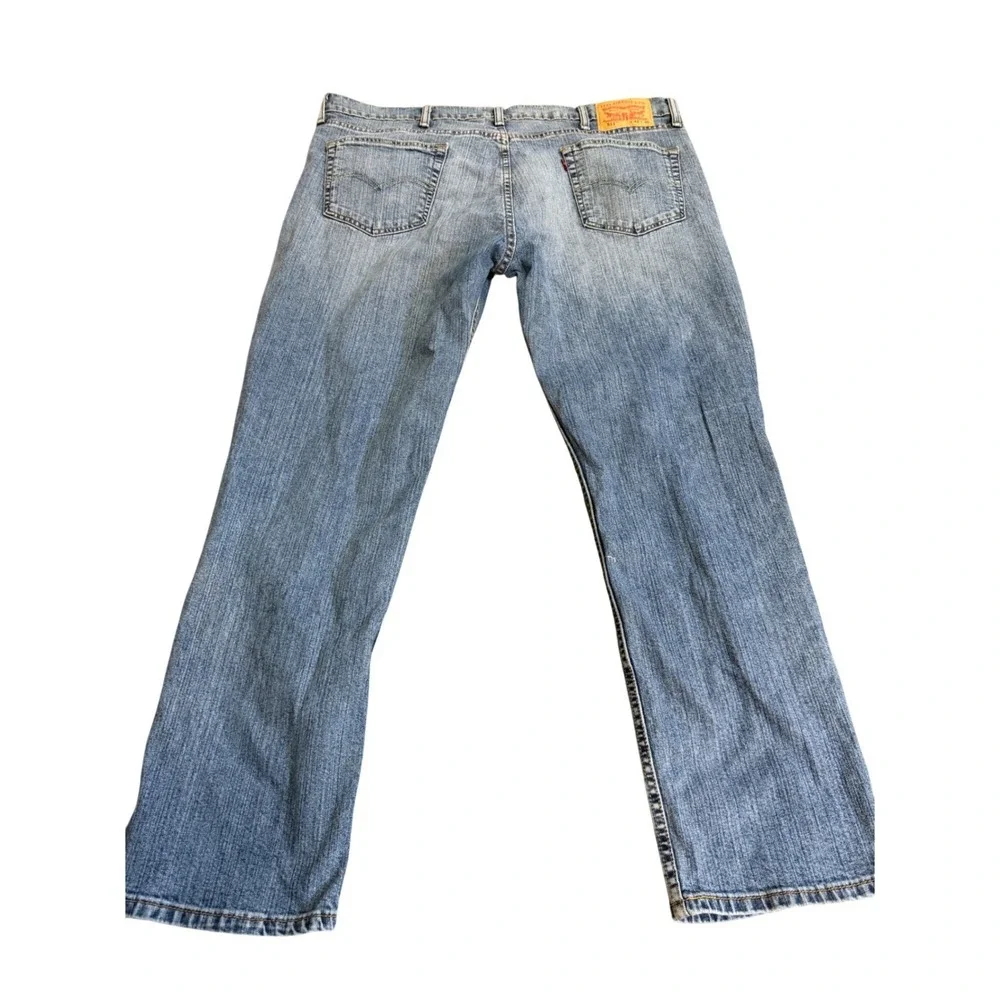 Levi's 511 Slim Fit Medium Wash Jeans W42 L30 5-Pocket Zip‎ Fly Denim